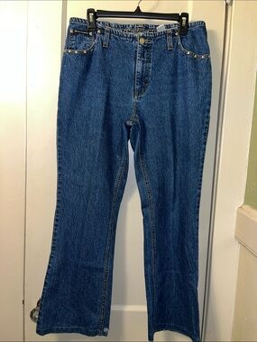 Vintage No Excuses Women's Wide Leg Denim Jeans